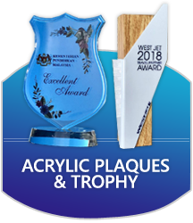 Image 107: Acrylic Plaques & Trophy